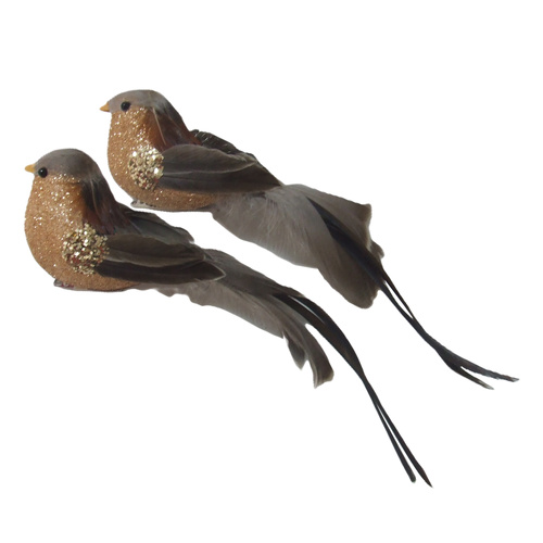 Natural Copper Clip on Birds
