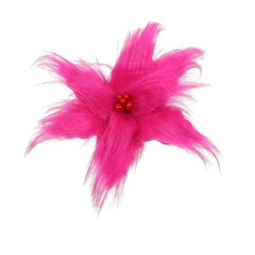 Hot Pink Fluffy Flower