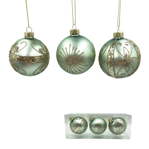 Tiffany Gold Bauble Set
