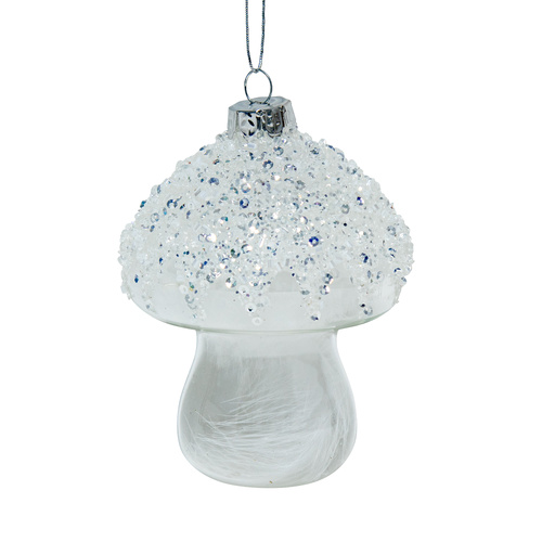 White Mushroom Ornament