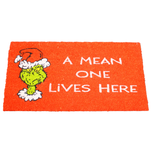Mean One Lives Here | Doormat