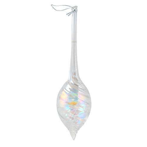 Irridescent Finial Drop