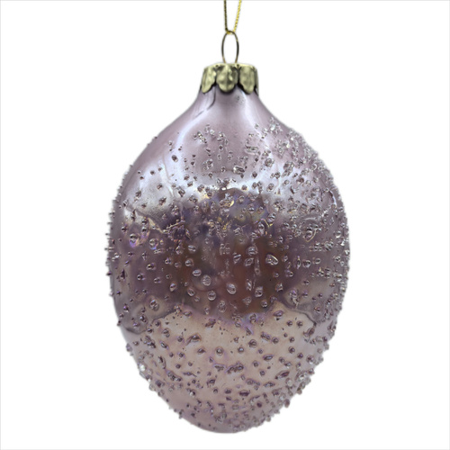Lilac Egg Ornament