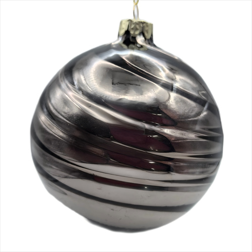 Platinum Bauble w/ Swirl pattern