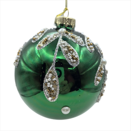 Emerald Bauble w/ Beads