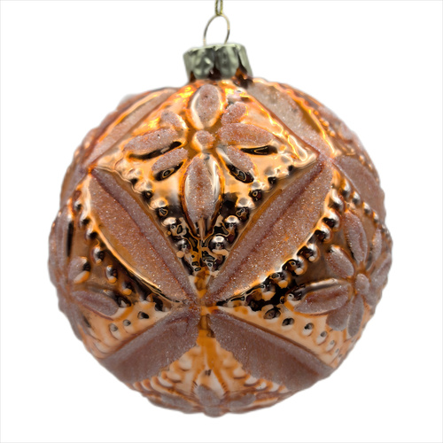 Coral Cross Bauble