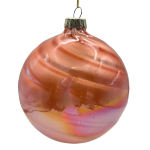Coral Pearl Bauble Drop
