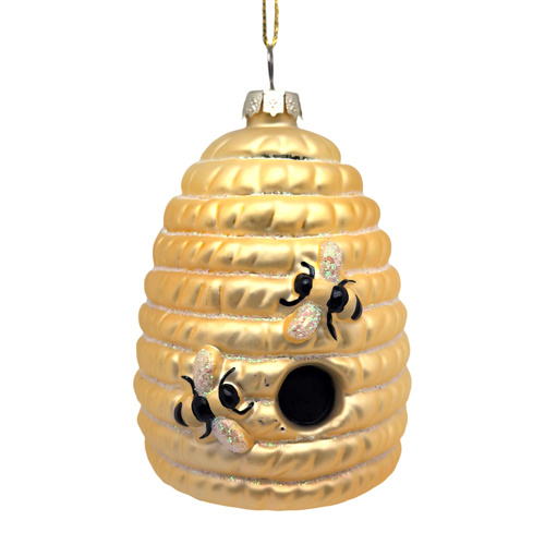 Glass Hanging Bee Hive