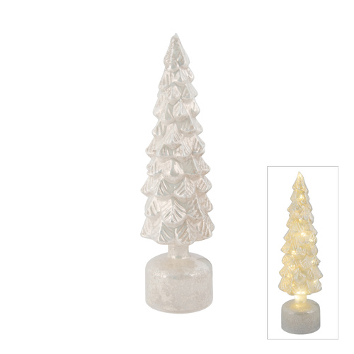 Rotating Glass Led Tree Sml