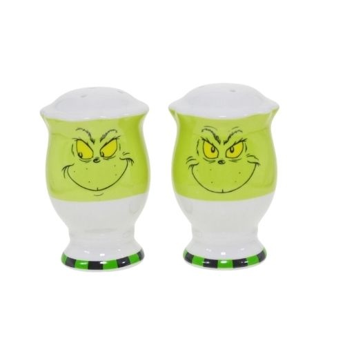 Grinch Salt & Pepper Shakers
