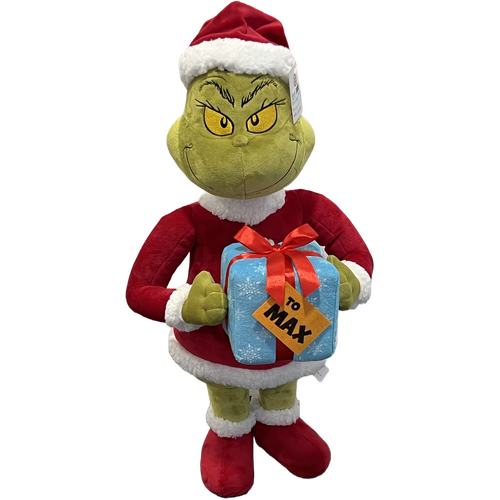 Dr Seuss The Grinch | Grinch Holding Gift