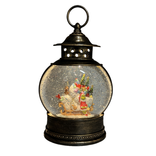 Grinch w/ Stacked Sleigh Lantern
