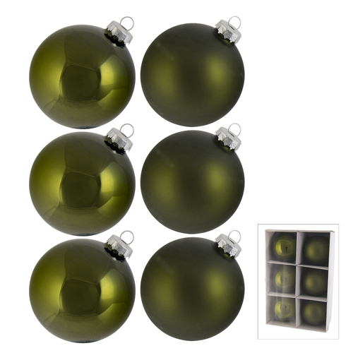 Olive Bauble Set
