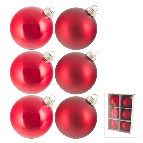 Red Bauble Set