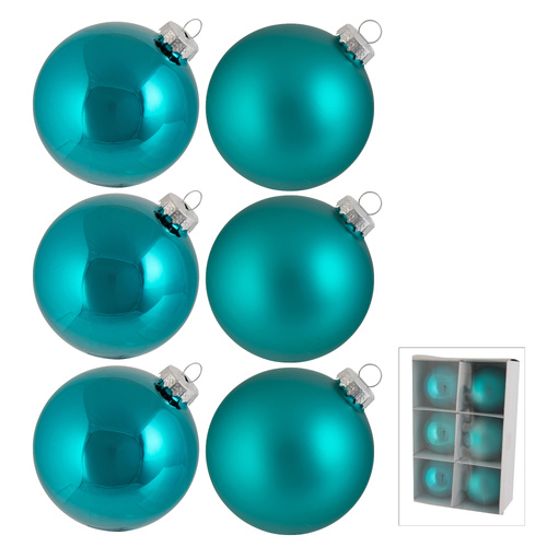 Teal Bauble Set