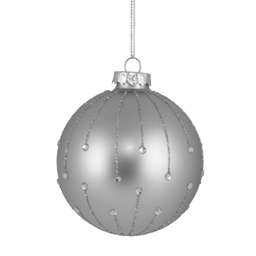 Musk w/ Silver Glitter Drop Bauble