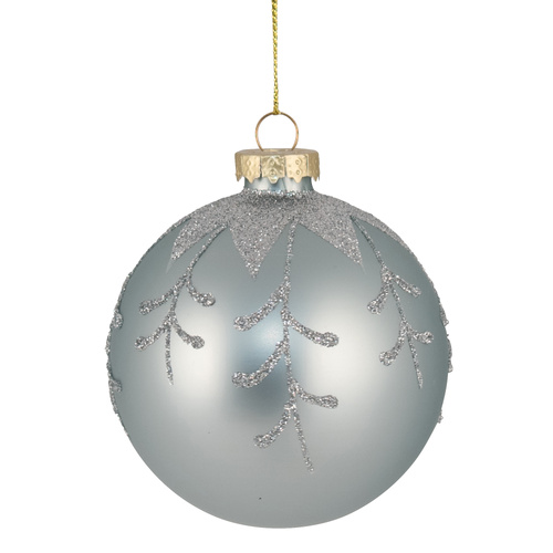 Tiffany Branch Glittered Bauble