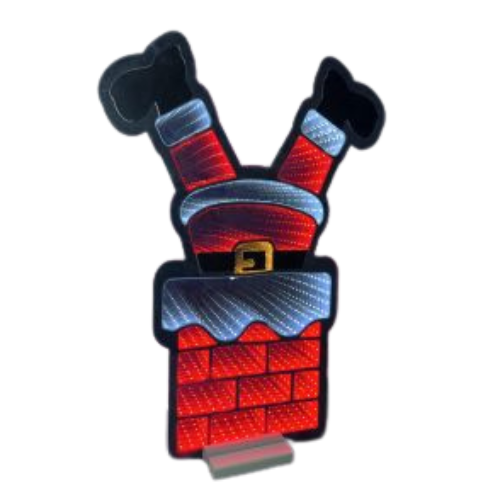 Santa Legs Chimney | Infinity Light