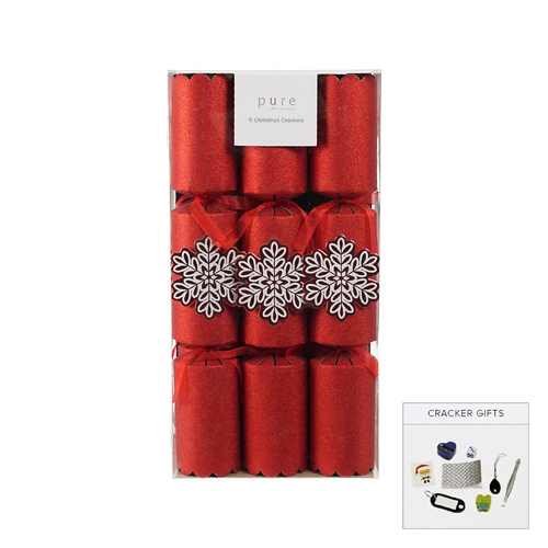 Premium Red w/ White Snowflake BonBons