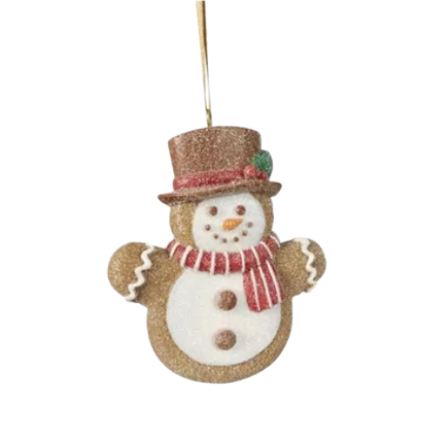 GingerBread Snowman Hanging Ornament