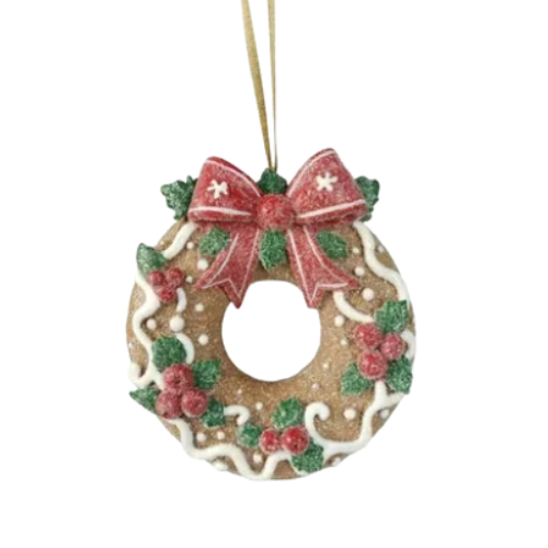 GingerBread Wreath Hanging Ornament