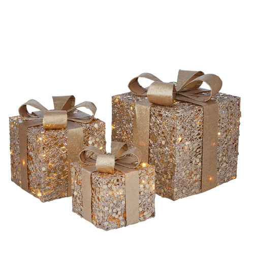 Snowflakes LED Gift Box Set