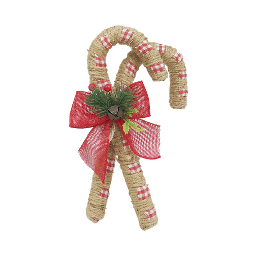 Candy Cane pair w/Bow