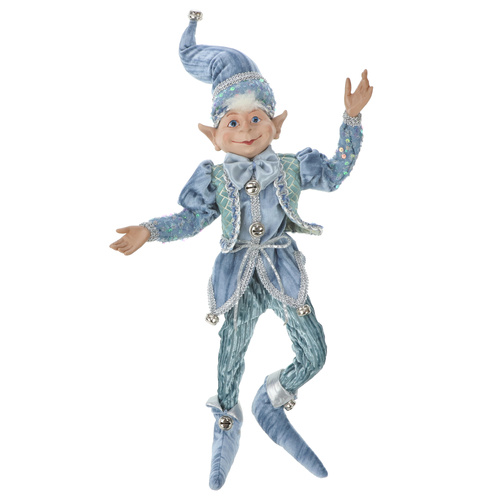 Exquisite Elf in Blue w/ Silver Accents