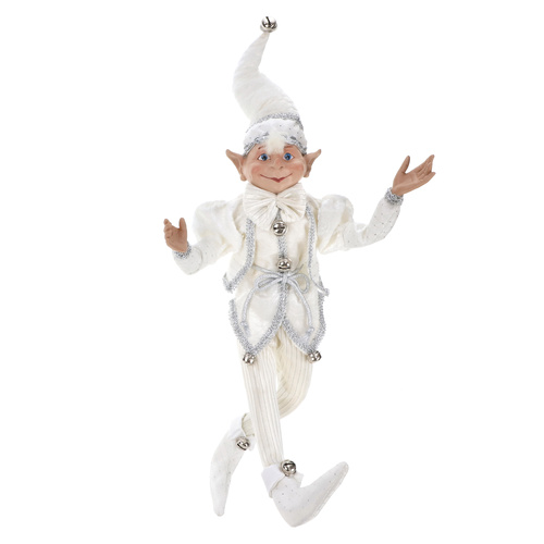 Exquisite Elf in White w/ Silver Accents