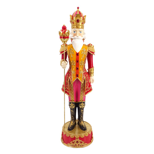 Red Resin King w/ Staff