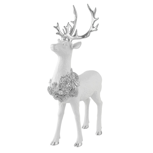 White/Silver Standing Deer