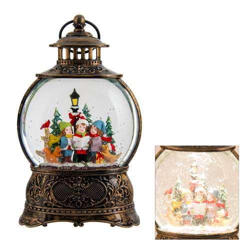Carolling Kids Glitter Lantern