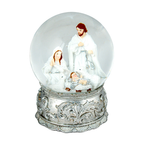SIlver Nativity Waterball