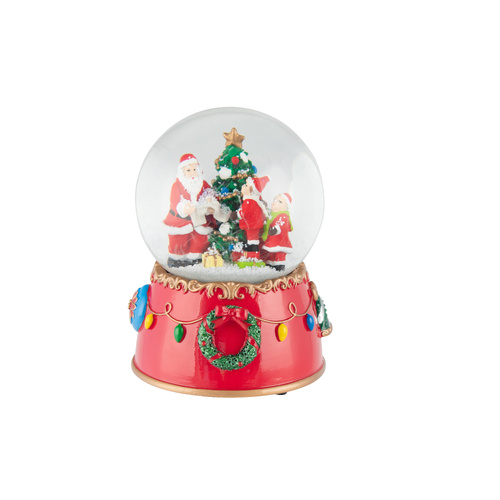 Musical Waterball w/Santa Chimney