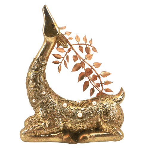 Gold Deer w/ Leaf Antlers