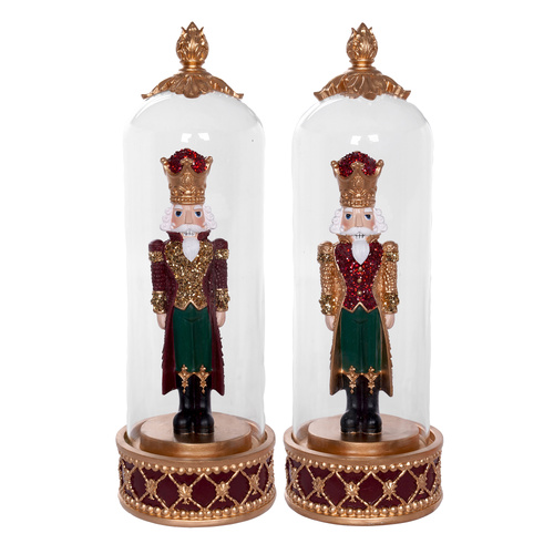 Resin Lge Nutcracker in Dome
