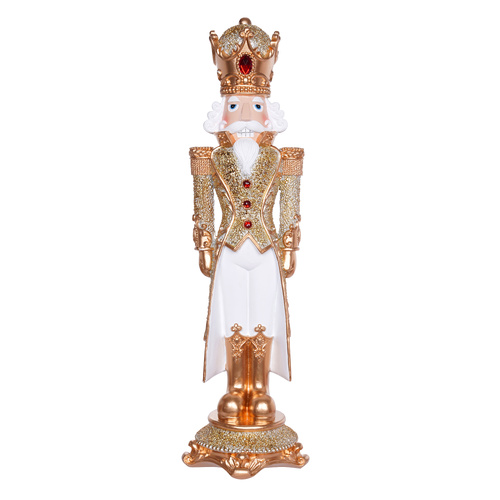 Resin White w/ Gold Nutcracker