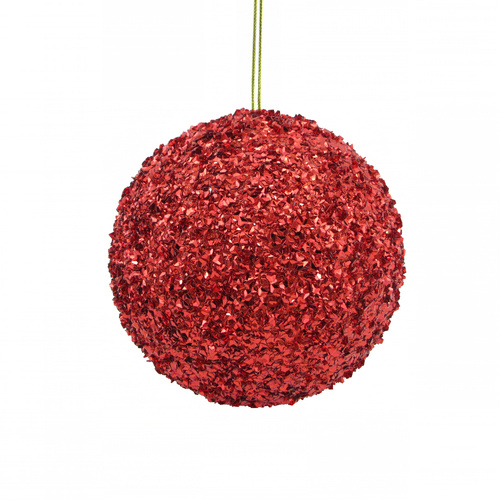 Beaded Sequin Ball Red