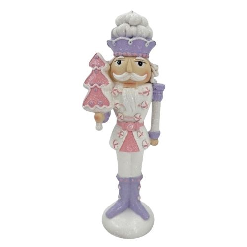 Pastel Nutcracker w/Tree