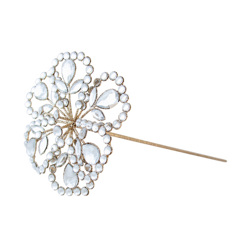 Champagne Jewelled Magnolia Stem