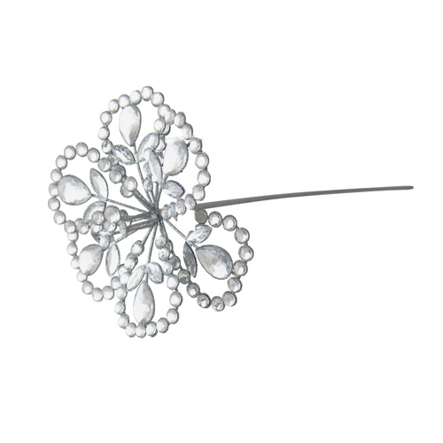 Silver Jewelled Magnolia Stem