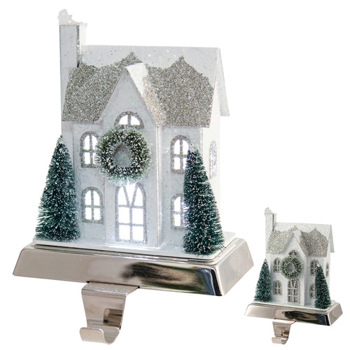 LED WinterHouse Stocking Hanger