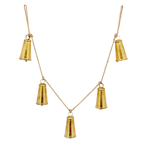 Gold Bell Rope Garland