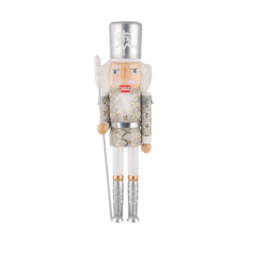 Wooden Silver Nutcracker
