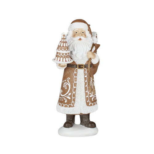 Gingerbread Santa w/Sack & Tree