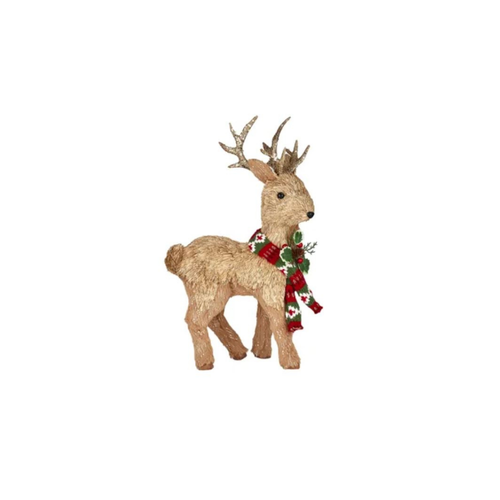 Natural Reindeer w/Scarf