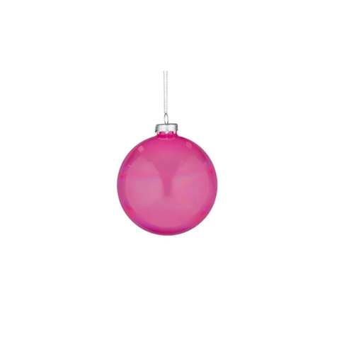 Barbie Pink Glass Bauble
