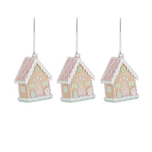 Pastel Candy House Hanging Ornament