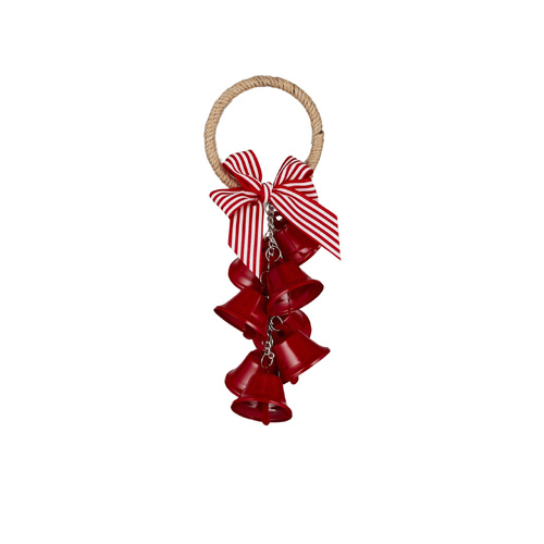 Red Hanging Jingle Bells