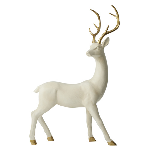 Standing White Deer Poly